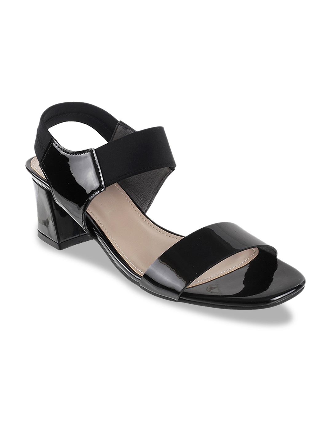 

Metro Women Black Solid Block Heels