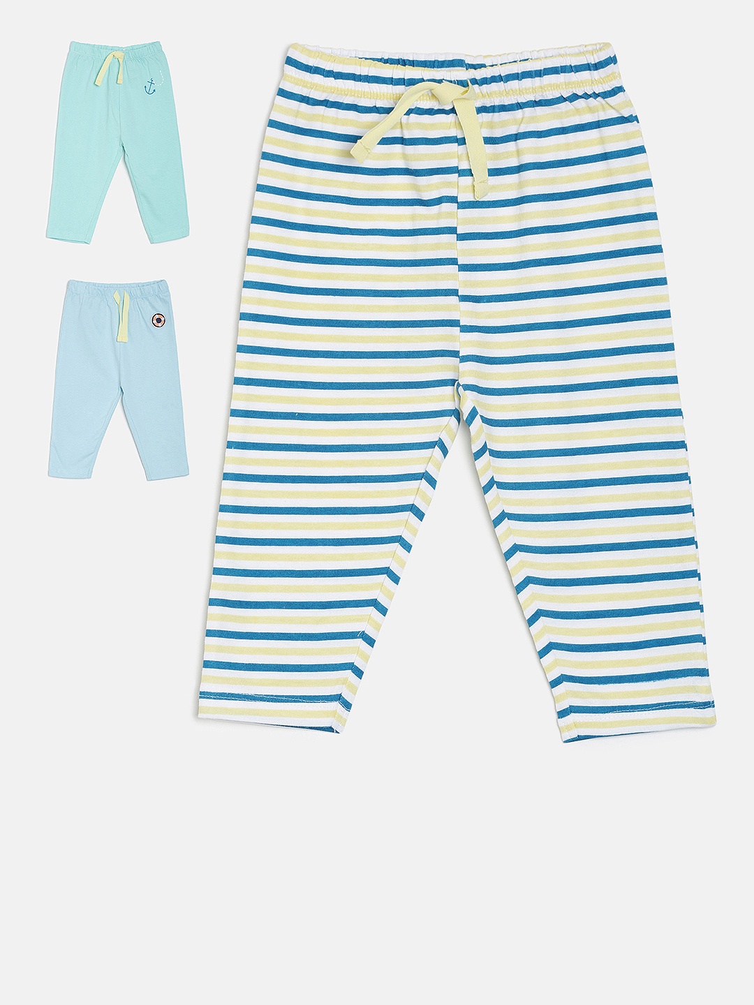 

MINI KLUB Boys Pack of 3 Track Pants, Yellow