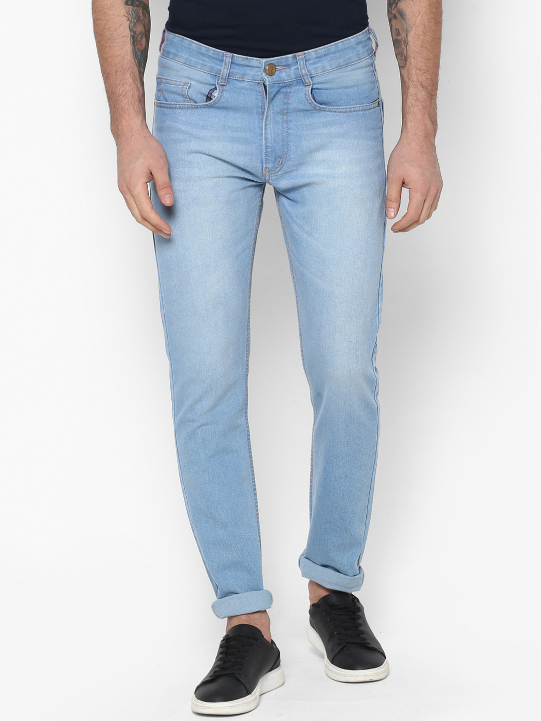 

Urbano Fashion Men Blue Slim Fit Mid-Rise Clean Look Stretchable Jeans