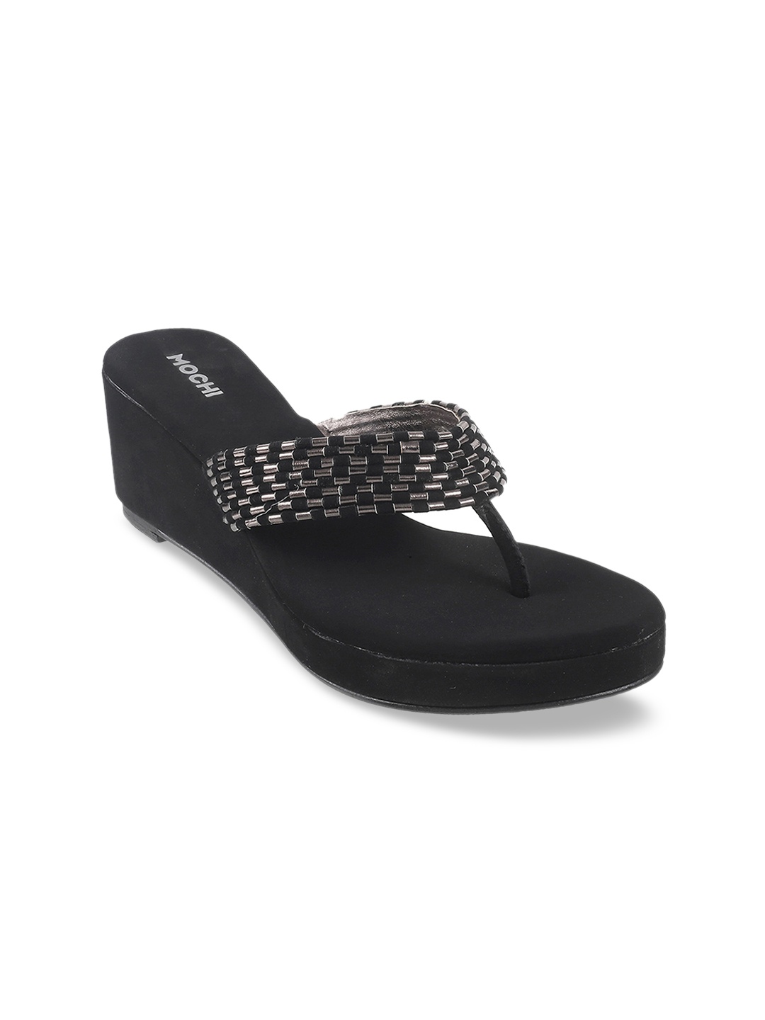 

Mochi Women Black Solid Heels