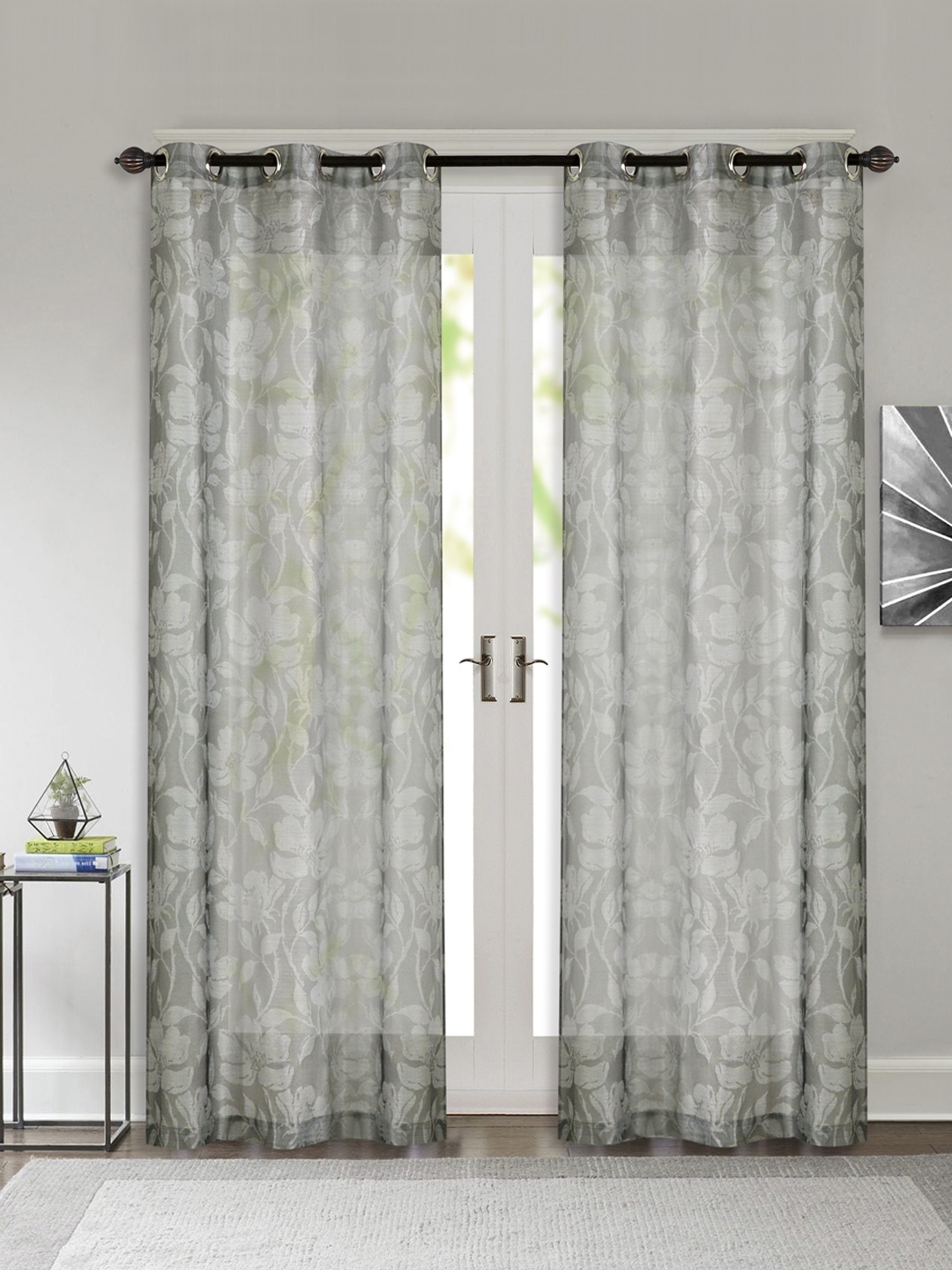 

Deco Window Grey Set of 2 Curtain Curtains