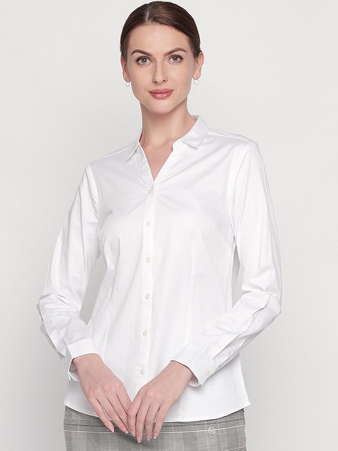 

Annabelle by Pantaloons Women White Formal Shirt