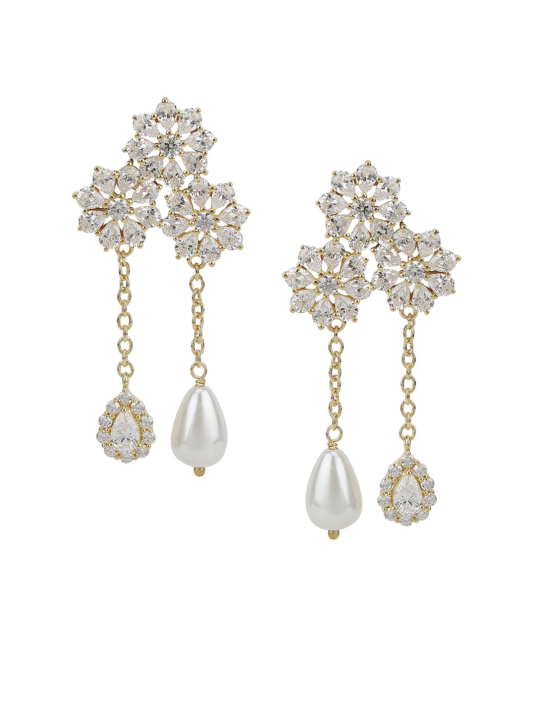 

Silgo Gold-Toned Classic Drop Earrings