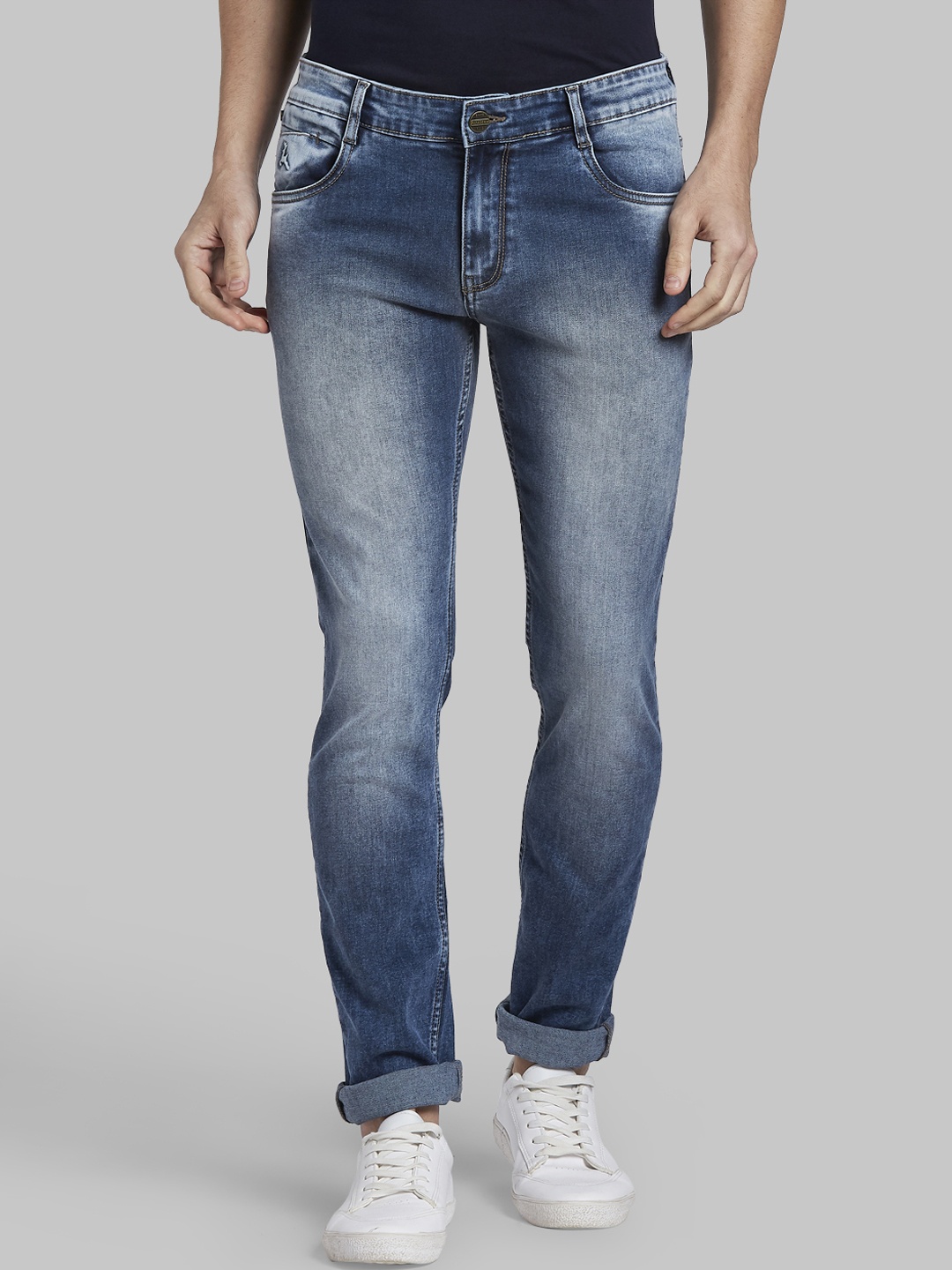 

Parx Men Blue Slim Fit Mid-Rise Clean Look Jeans