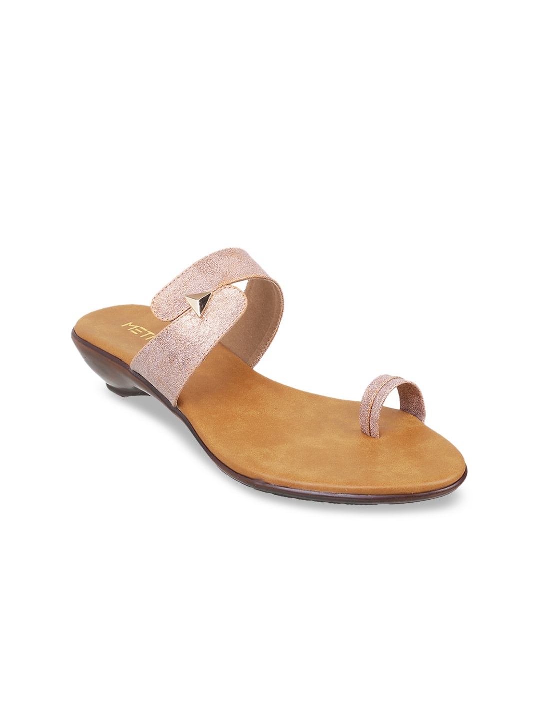 

Metro Women Peach-Coloured Solid Heels