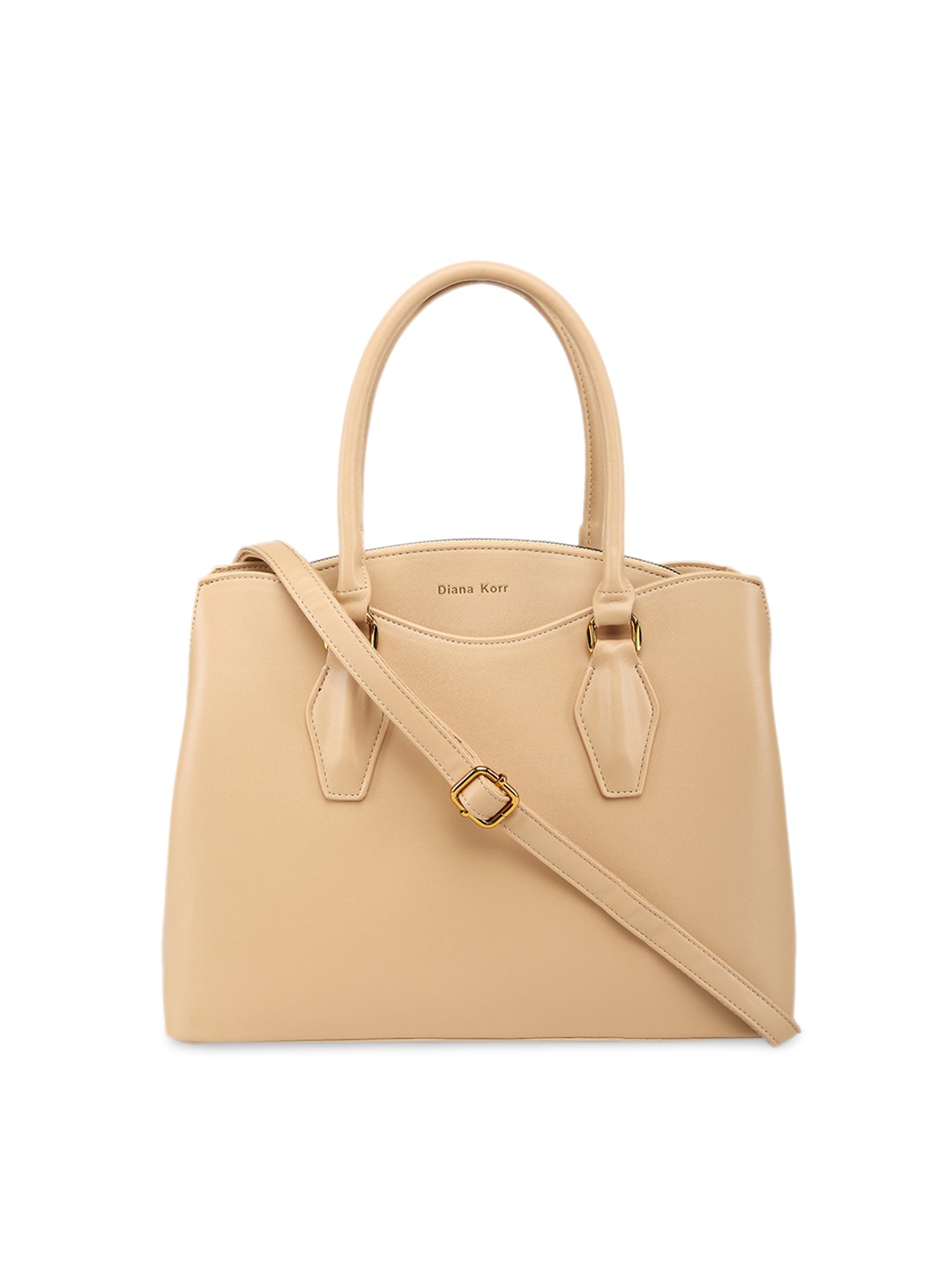 

Diana Korr Beige Solid Handheld Bag