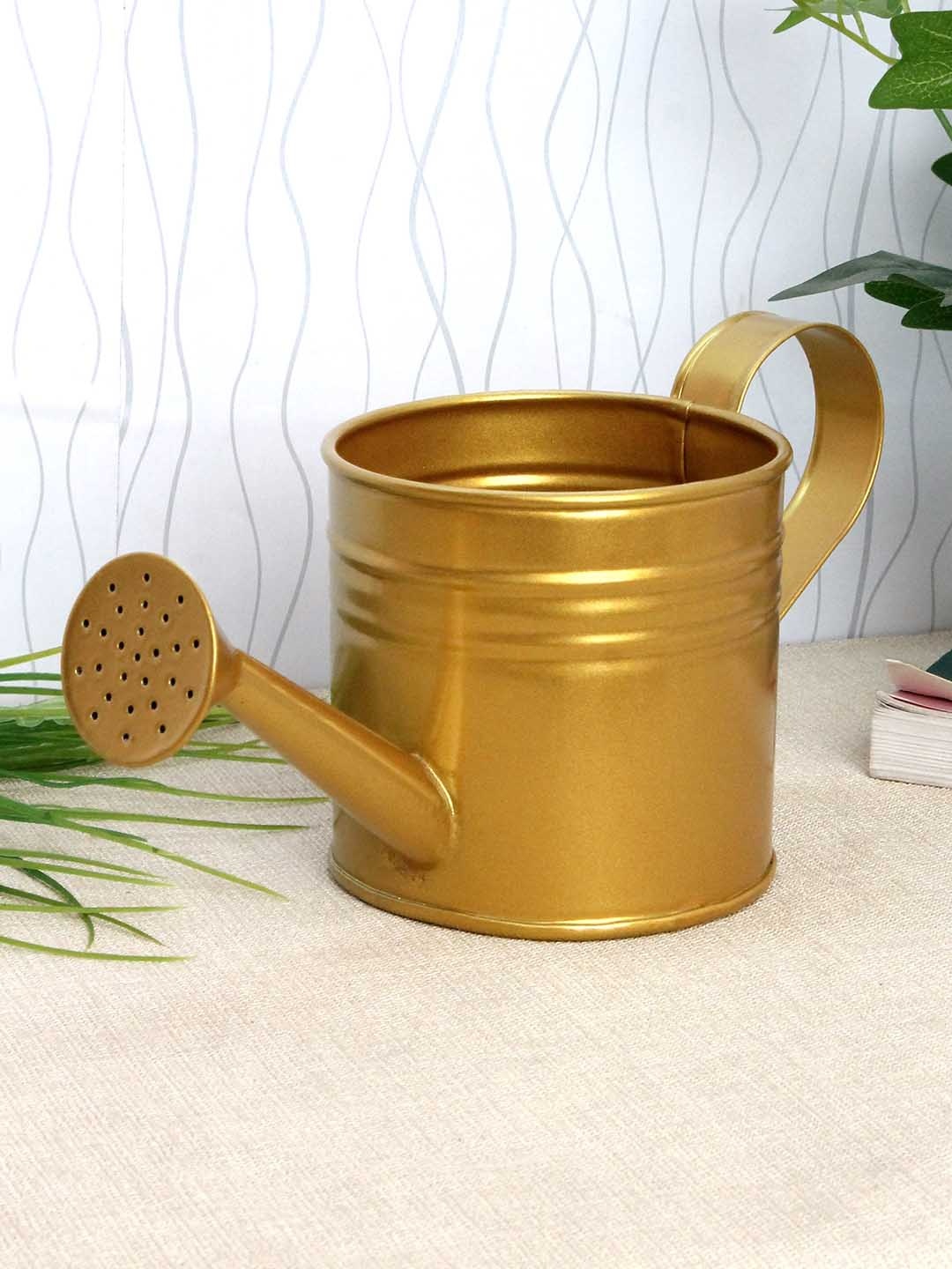 

Home Sparkle Gold-Toned Iron Gardening Water Can