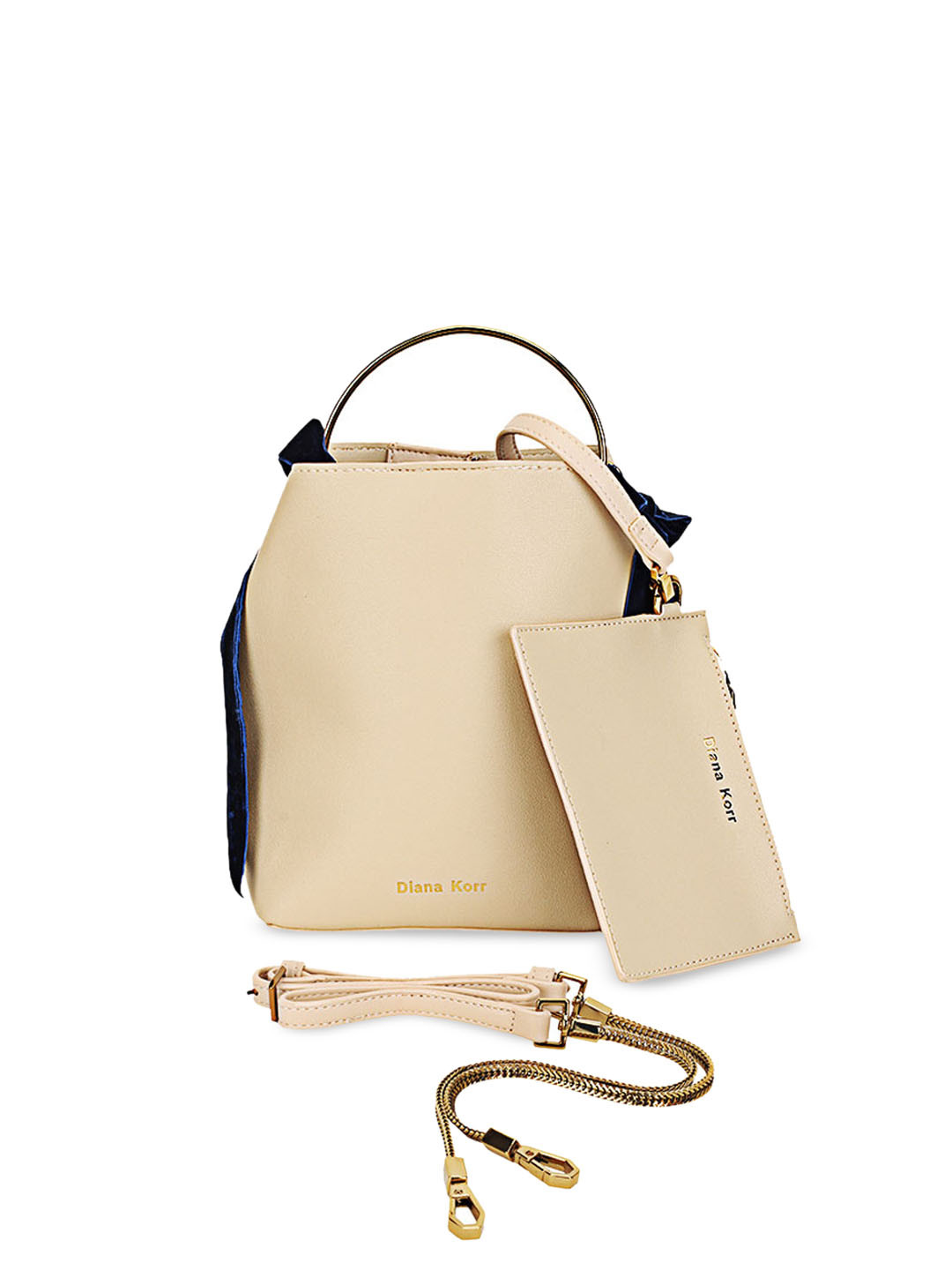

Diana Korr Off-White Solid Tote Bag
