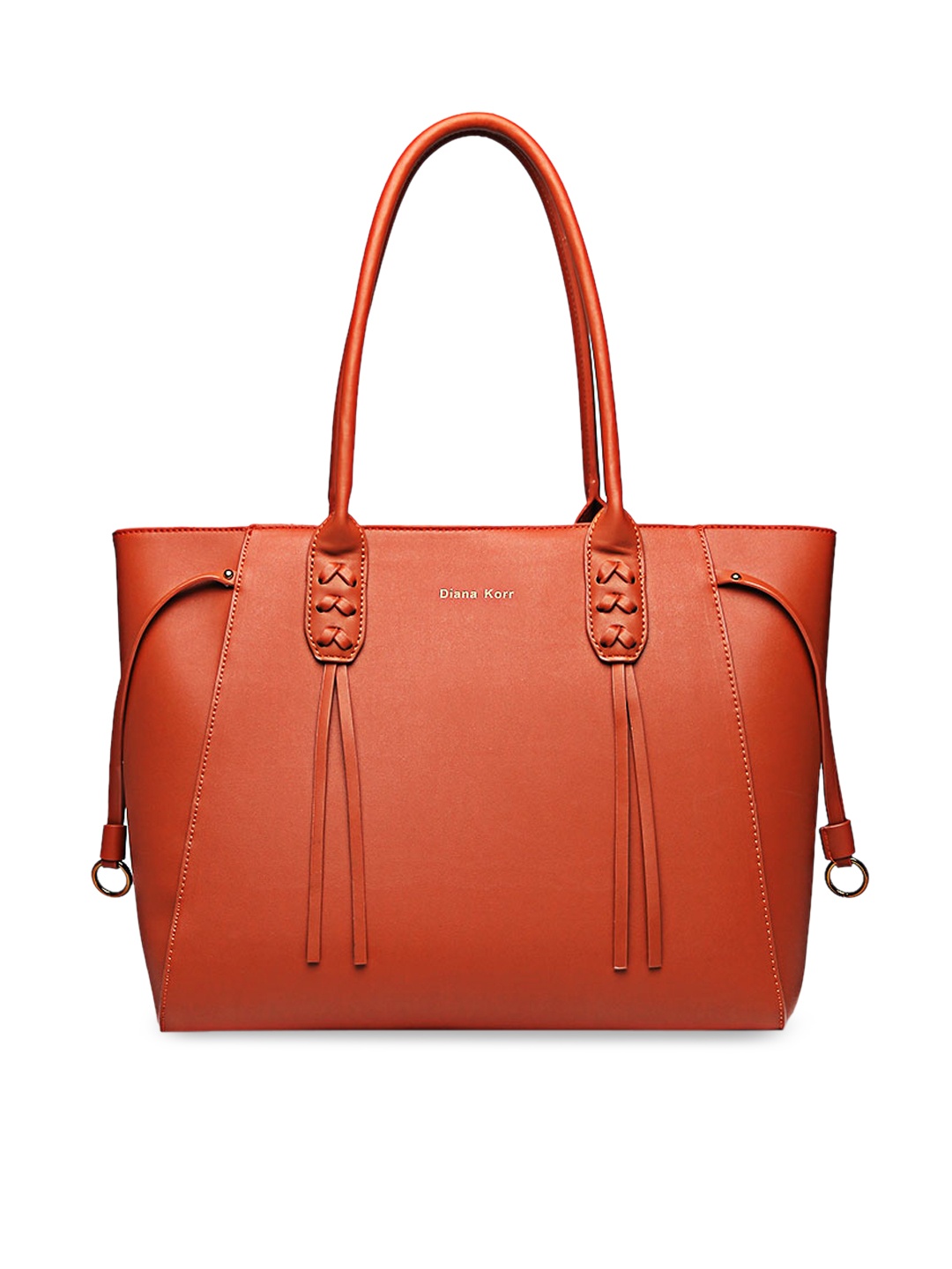 

Diana Korr Tan Brown Solid Handheld Bag