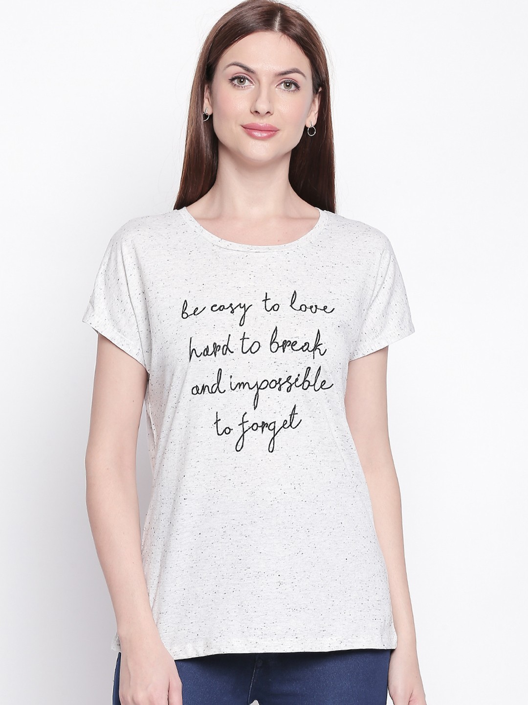 

Honey by Pantaloons Women White Printed Top