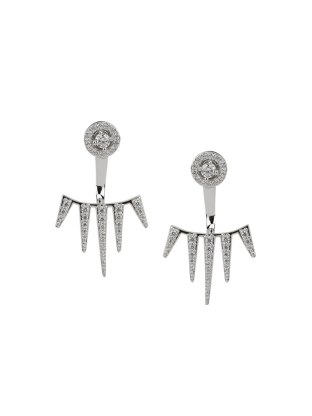 

Silgo Silver-Plated Drop Earrings