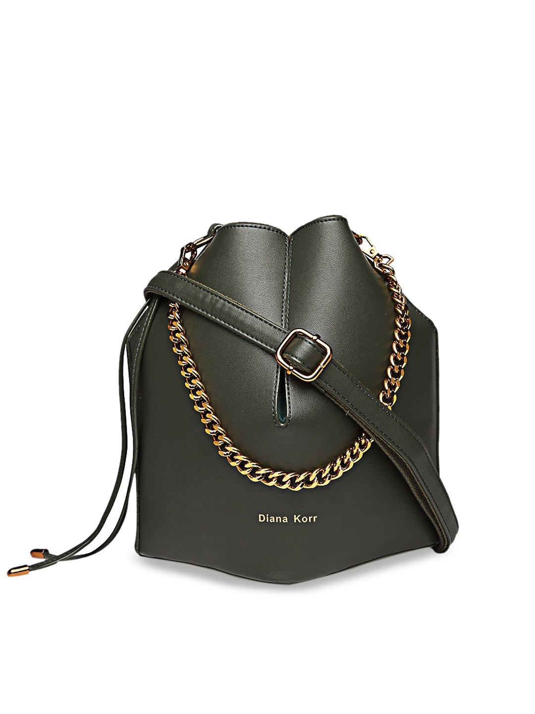 

Diana Korr Green Solid Sling Bag
