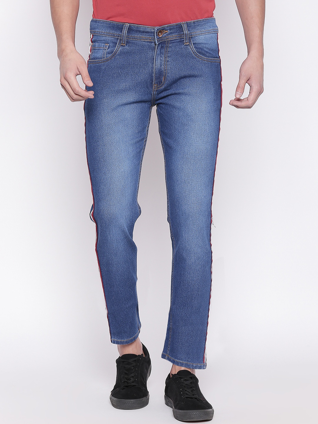 

High Star Men Blue Slim Fit Mid-Rise Clean Look Stretchable Jeans