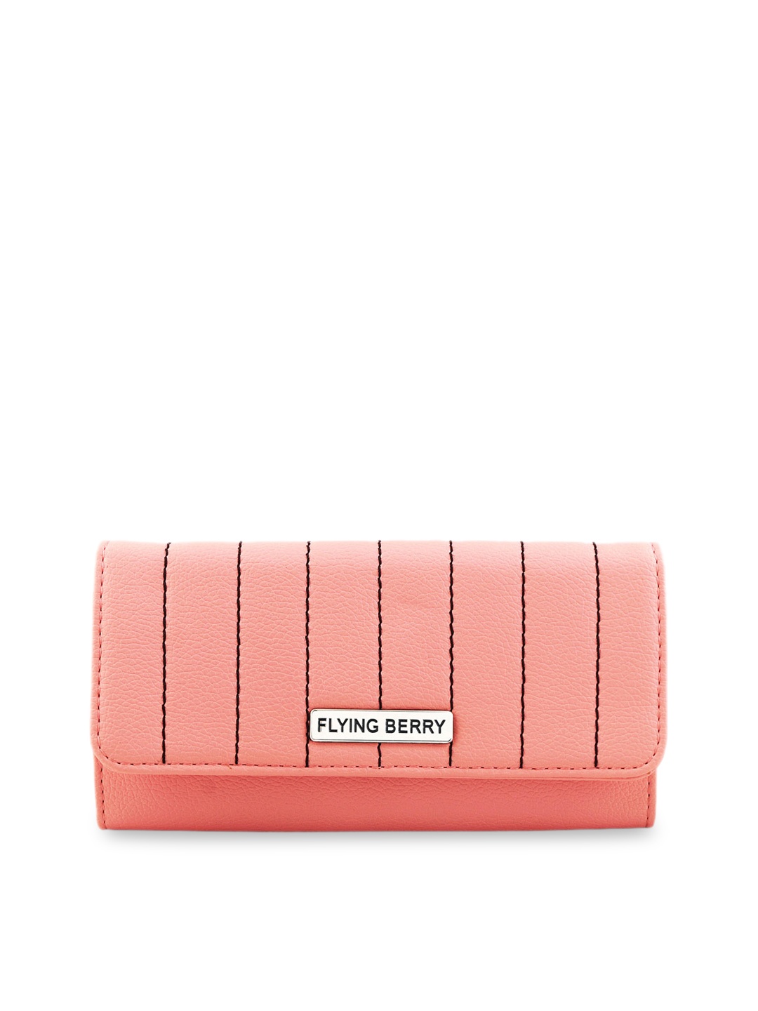 

FLYING BERRY Pink Solid Clutch