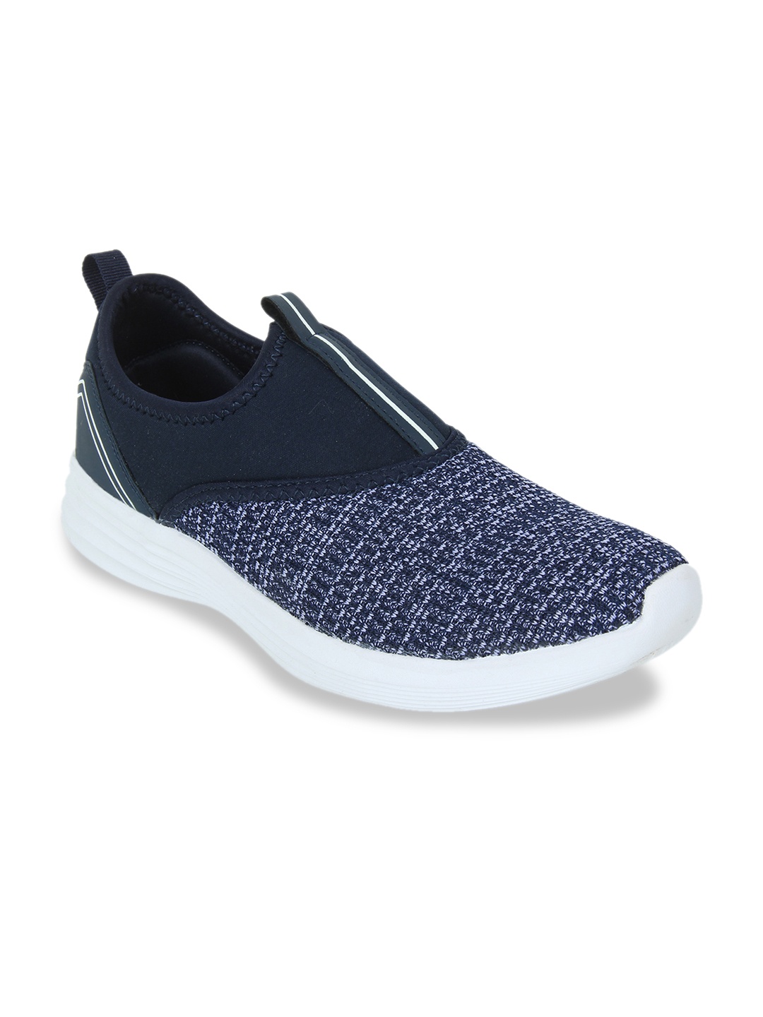 

Yuuki Men Navy Blue Mesh Walking Shoes