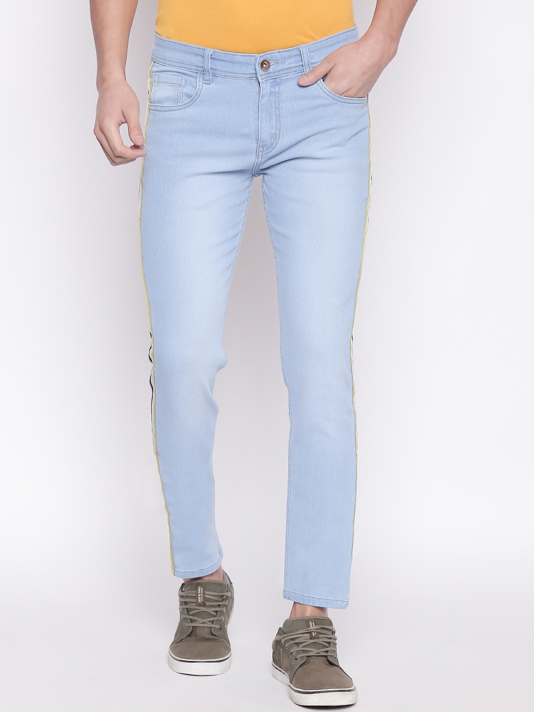 

High Star Men Blue Slim Fit Mid-Rise Clean Look Stretchable Jeans