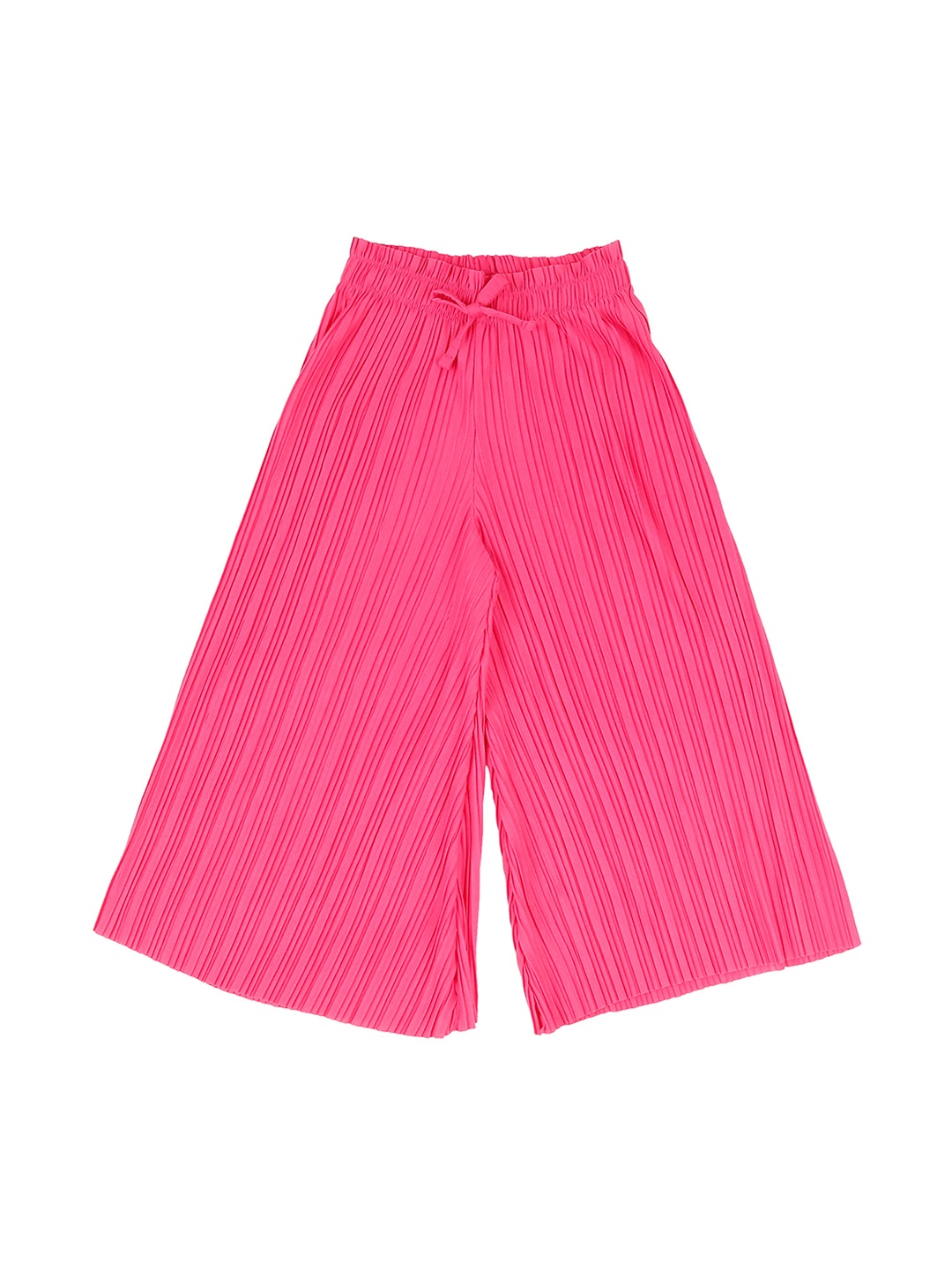 

Pantaloons Junior Girls Pink Regular Fit Solid Culottes