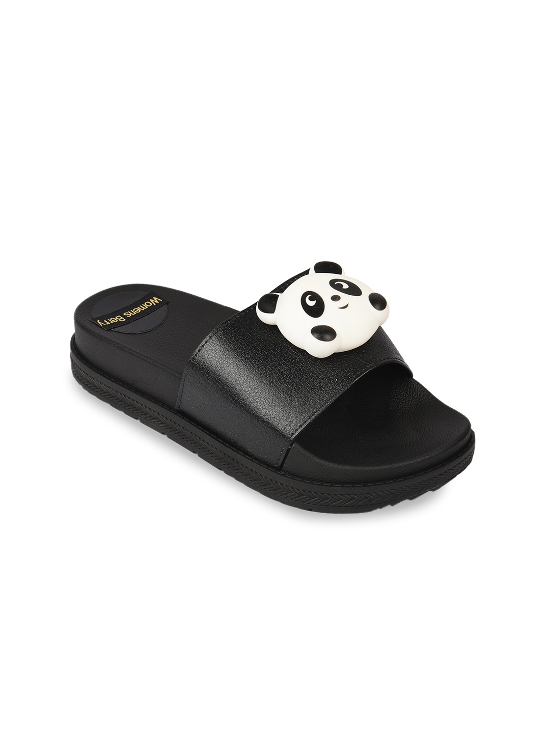 

WOMENS BERRY Women Black Solid Mules