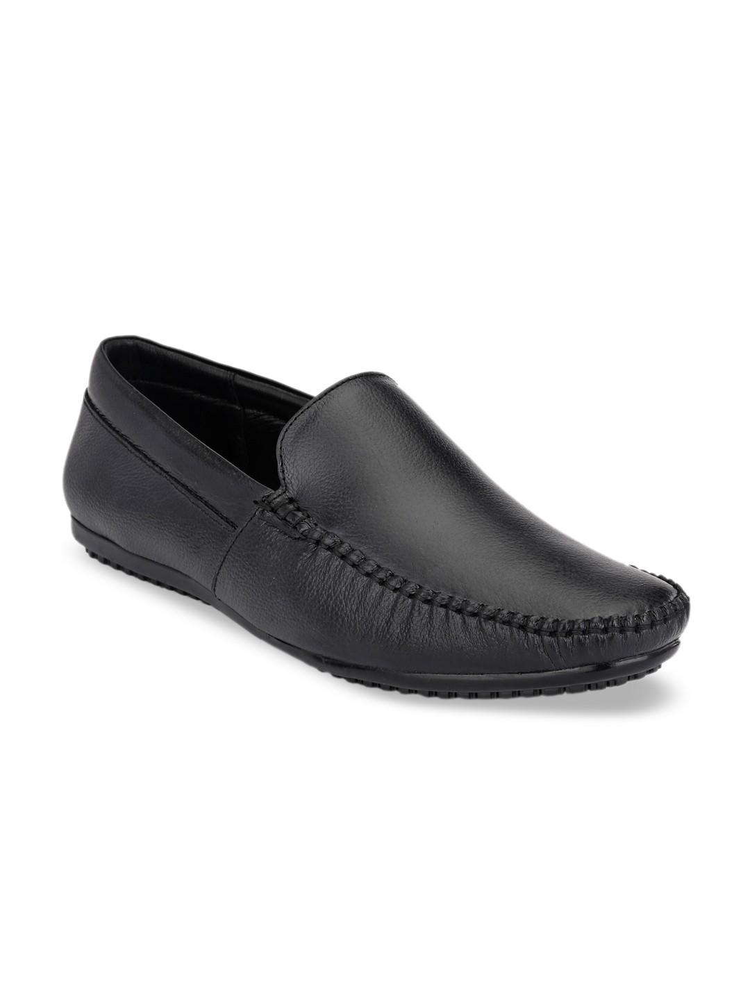 

Fentacia Men Black Genuine Leather Loafers