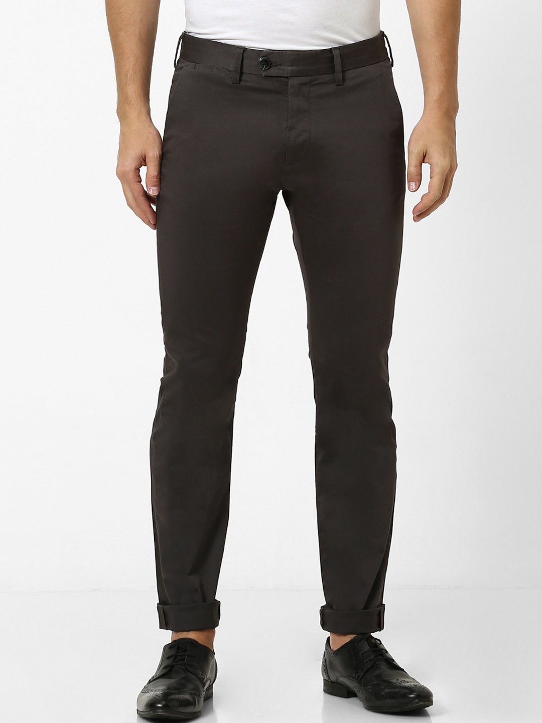 

Celio Men Brown Skinny Fit Mid-Rise Clean Look Stretchable Jeans