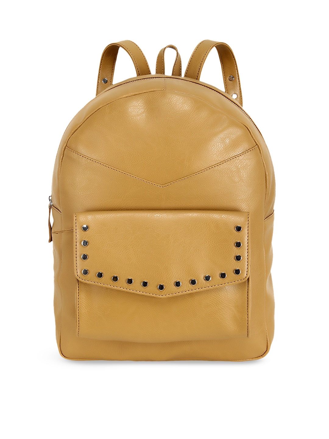 

Bagsy Malone Unisex Camel Brown Solid Backpack