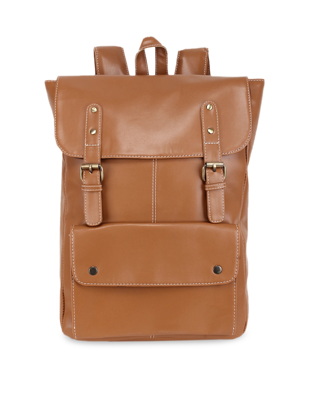 

Bagsy Malone Unisex Tan Brown Solid Backpack