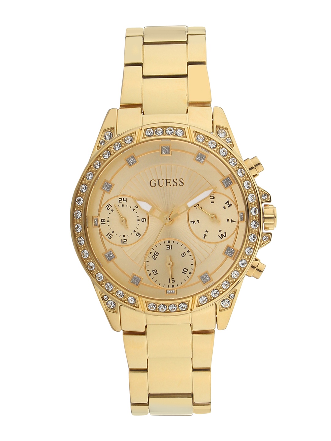 

GUESS Women Gold-Toned Analogue Watch W1293L2