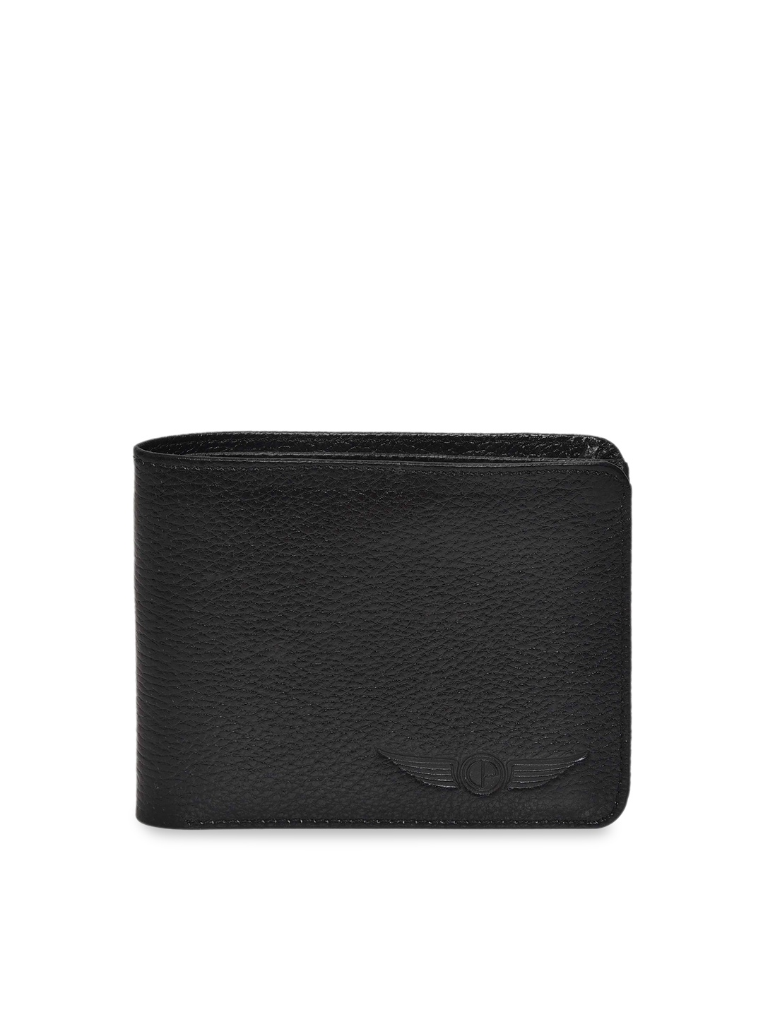

CHRISTOPOLO Men Black Solid Two Fold Wallet