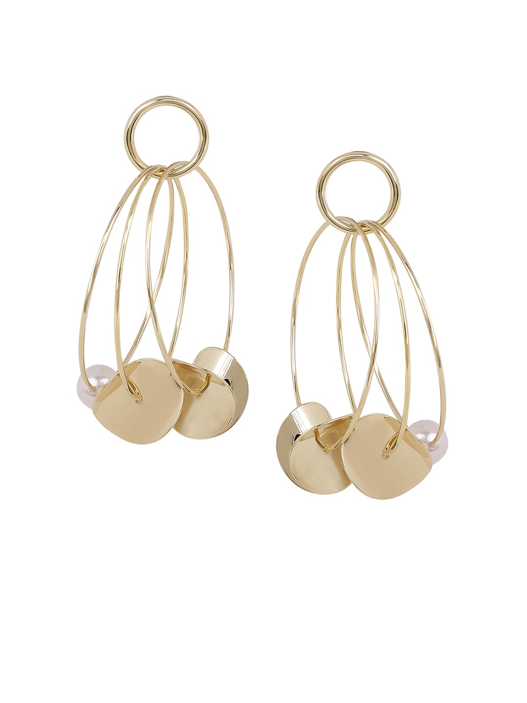 

SATCHEL Gold-Toned Spherical Drop Earrings