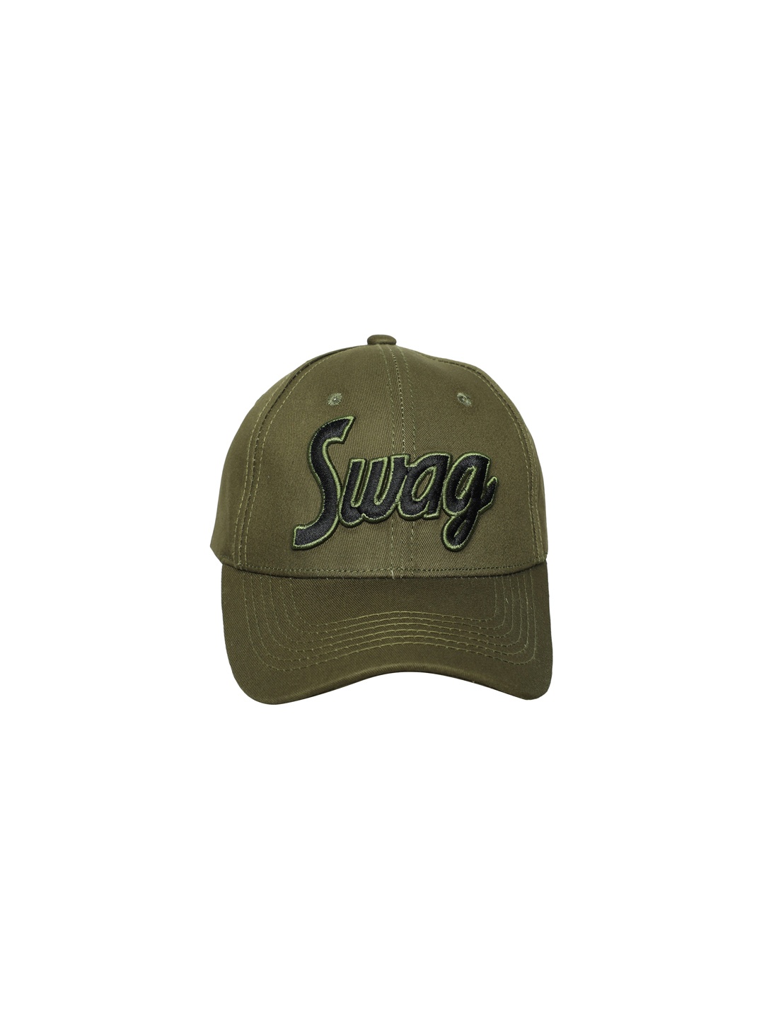 FabSeasons Unisex Green Embroidered Baseball Cap