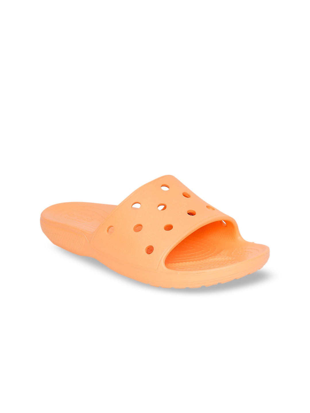 

Crocs Classic Women Orange Solid Sliders