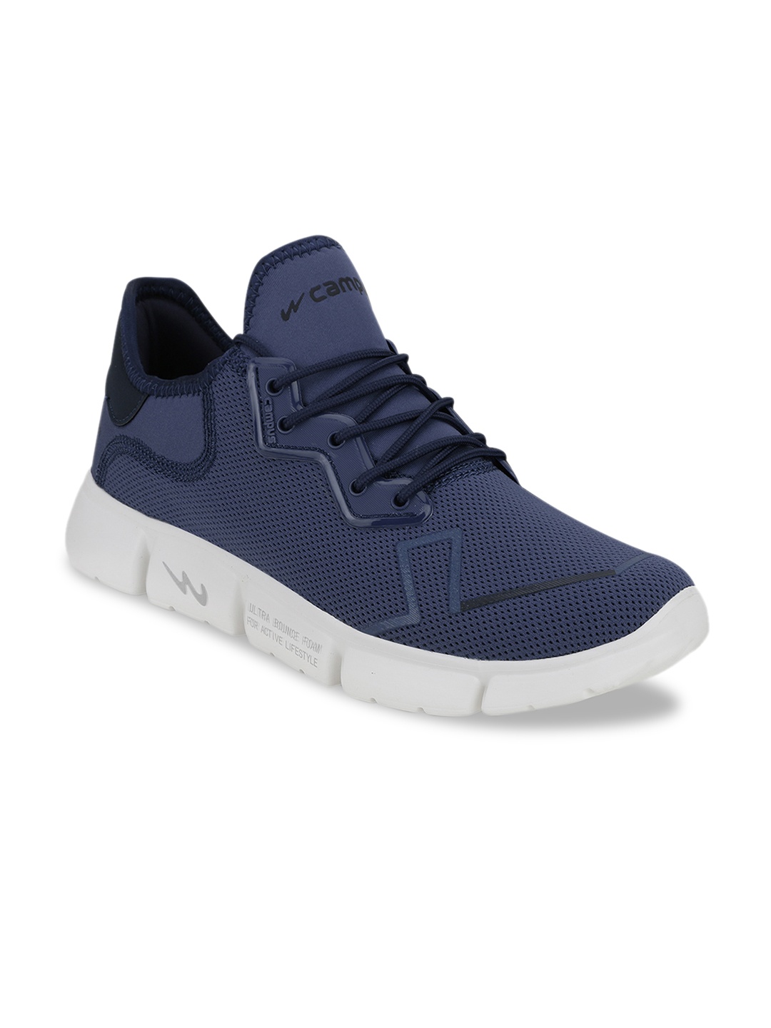 

Campus Men Navy Blue Mesh Running Shoes