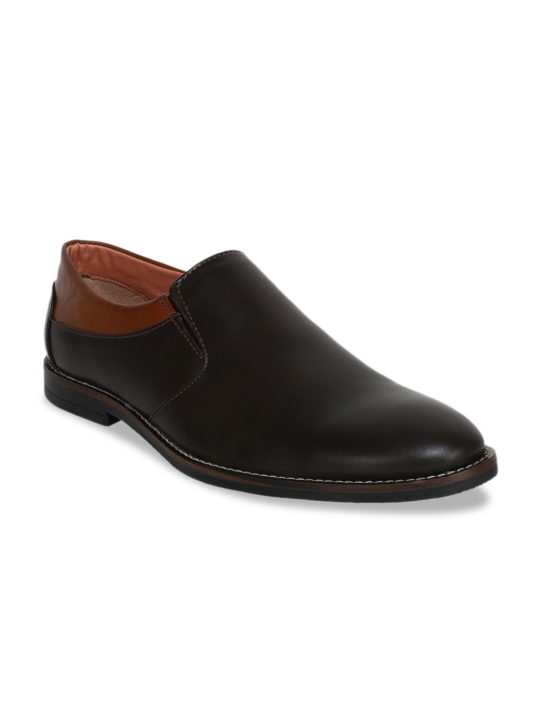 Respiro Men Brown Slip-On Sneakers