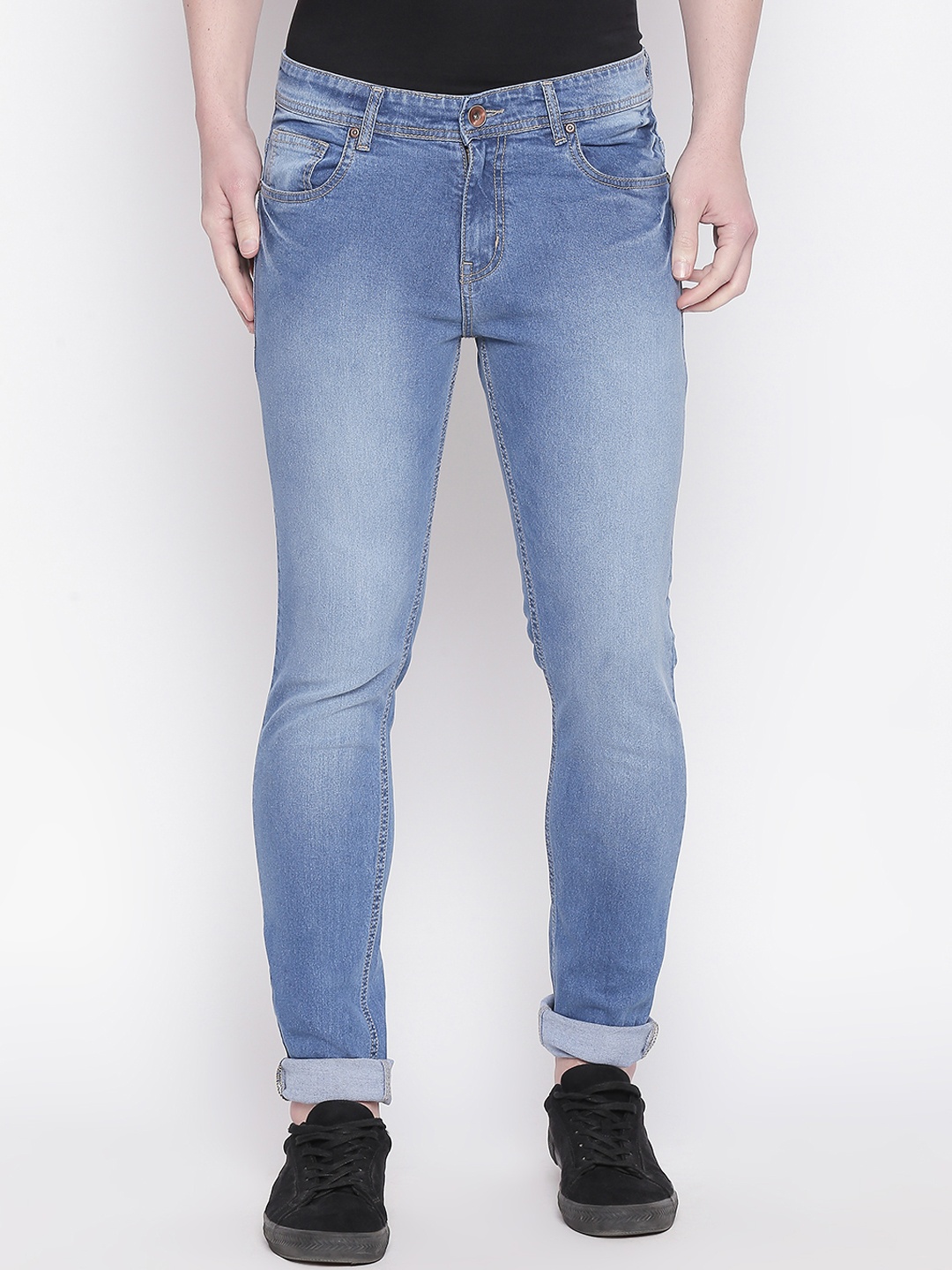 

High Star Men Blue Slim Fit Mid-Rise Clean Look Stretchable Jeans