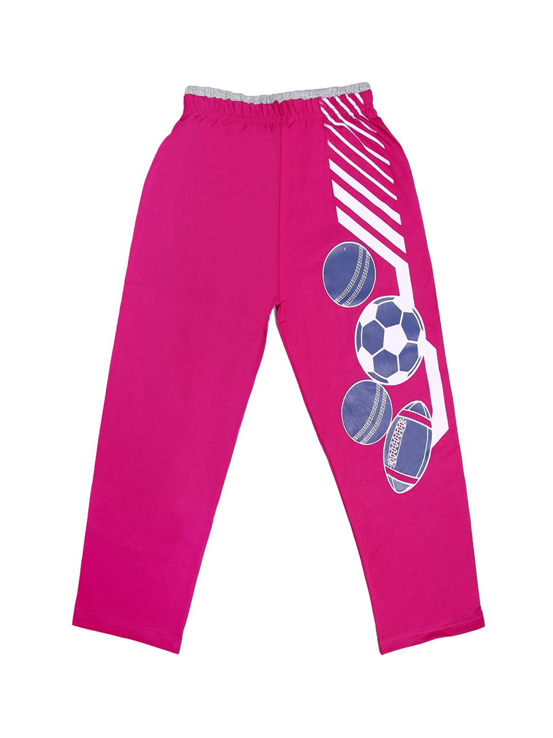 

SWEET ANGEL Boys Pink Solid Straight-Fit Track Pants