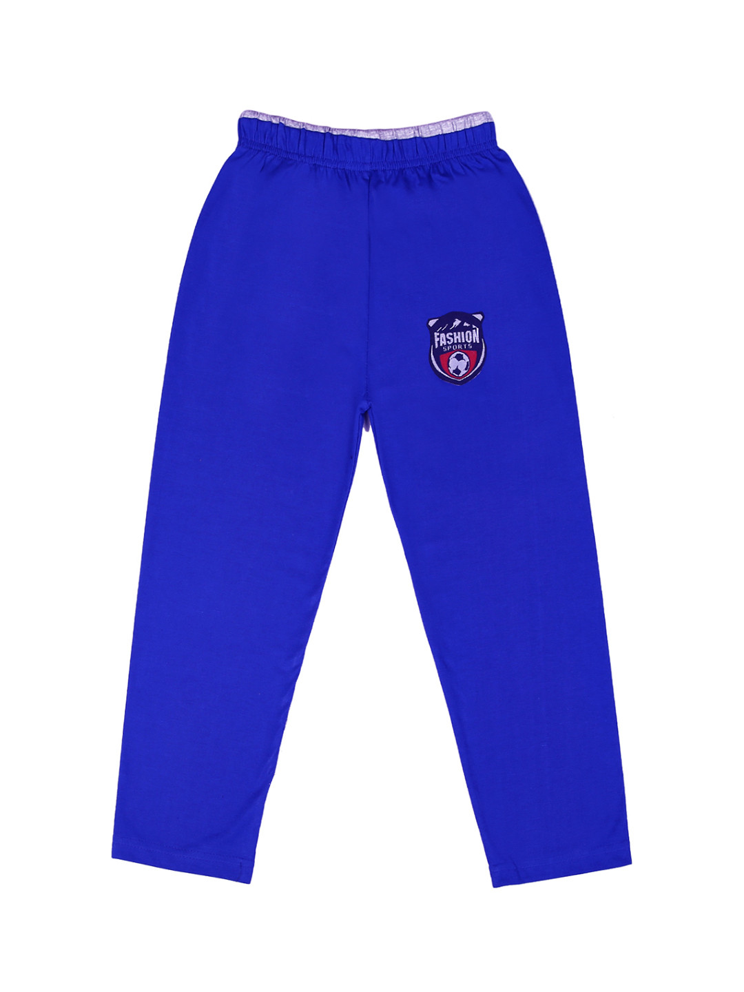 

SWEET ANGEL Boys Blue Solid Straight-Fit Track Pants
