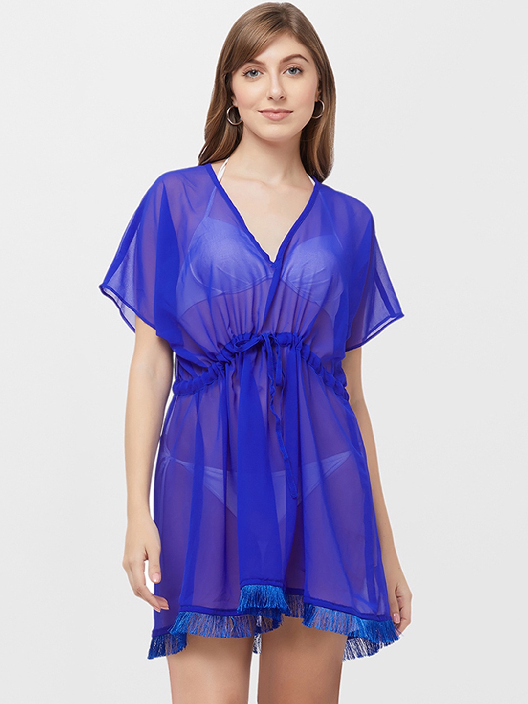 

MIRCHI FASHION Women Blue Solid Swimwear SK479