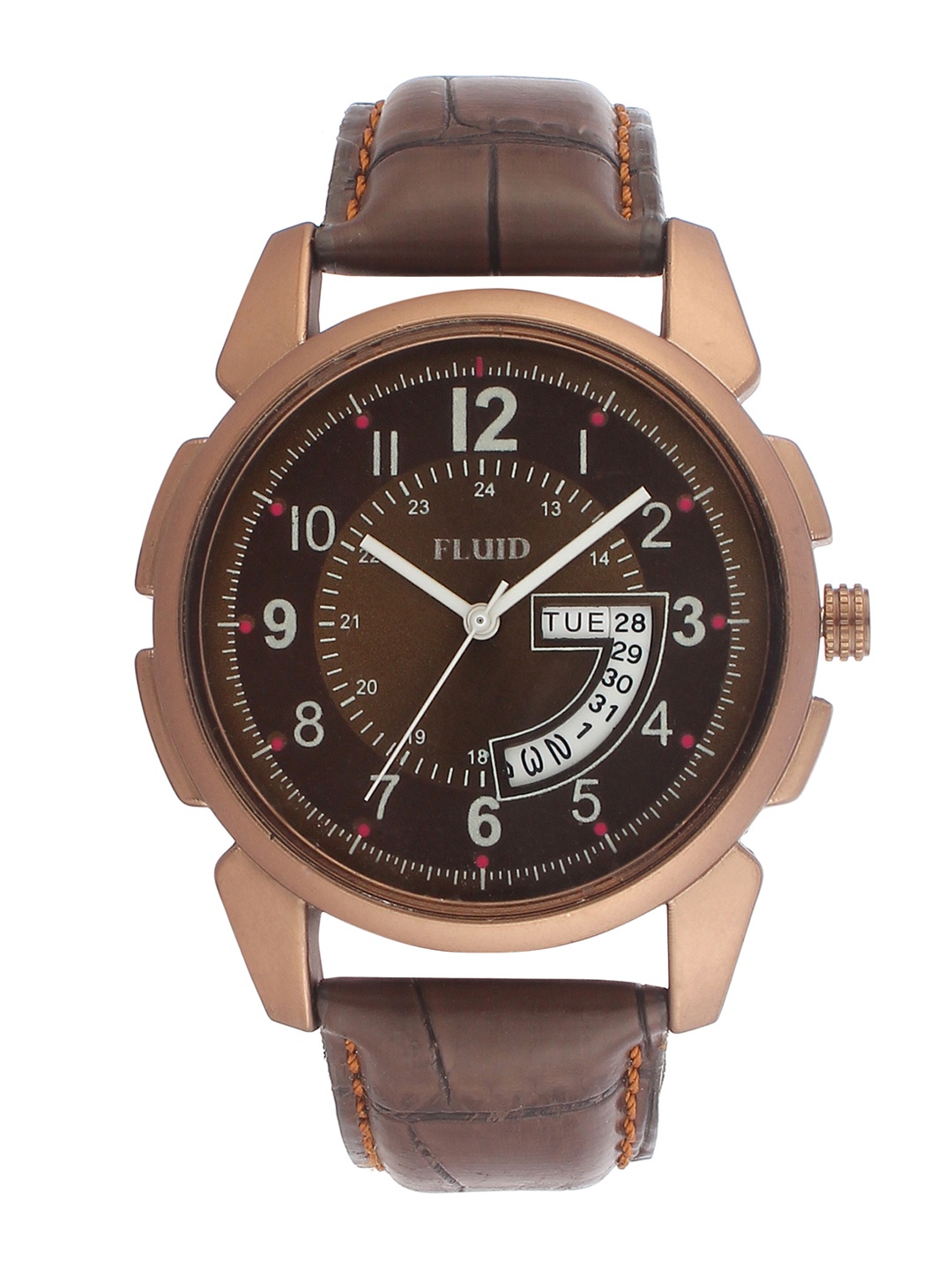 

FLUID Men Brown Analogue Watch FL-748G-BR01