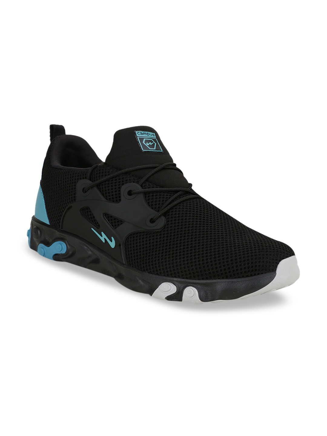 

Campus Men Black EARTH Running Shoes