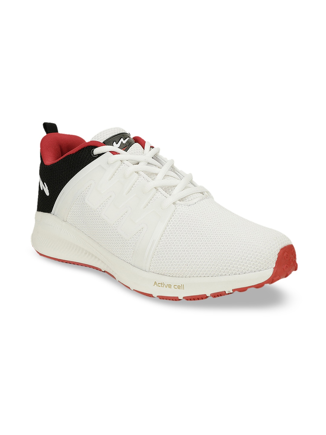 

Campus Men Off-White Mesh Running Shoes