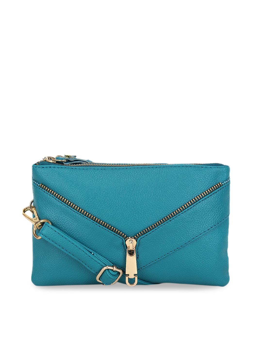 

Bagsy Malone Turquoise Blue Solid Handheld Bag