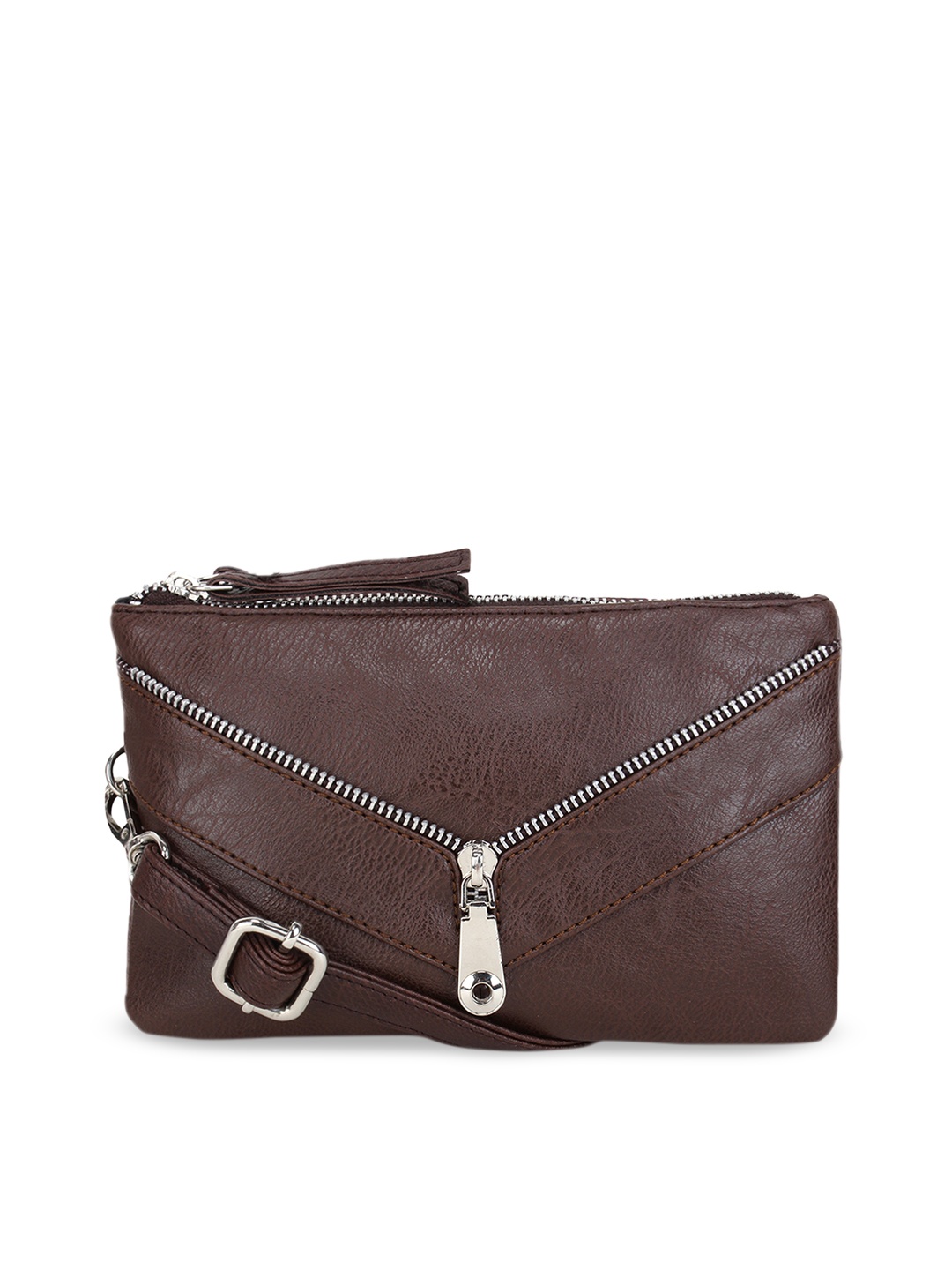 

Bagsy Malone Brown Solid Handheld Bag