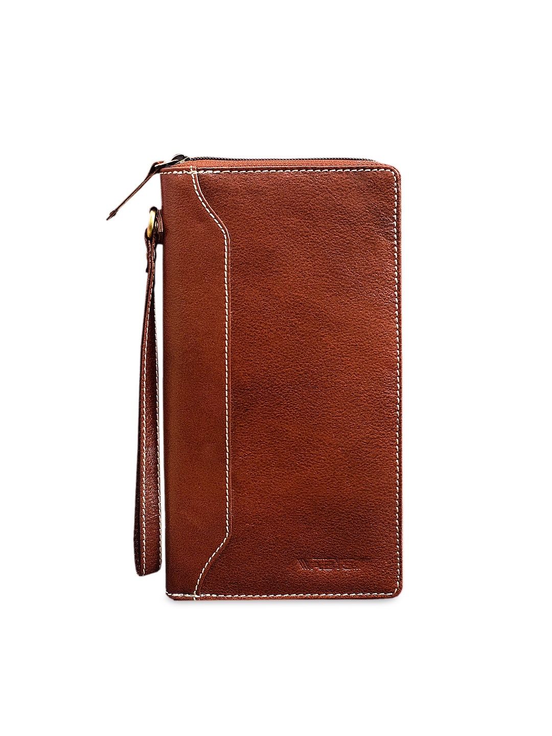 

ABYS Unisex Brown Solid Leather Passport Holder