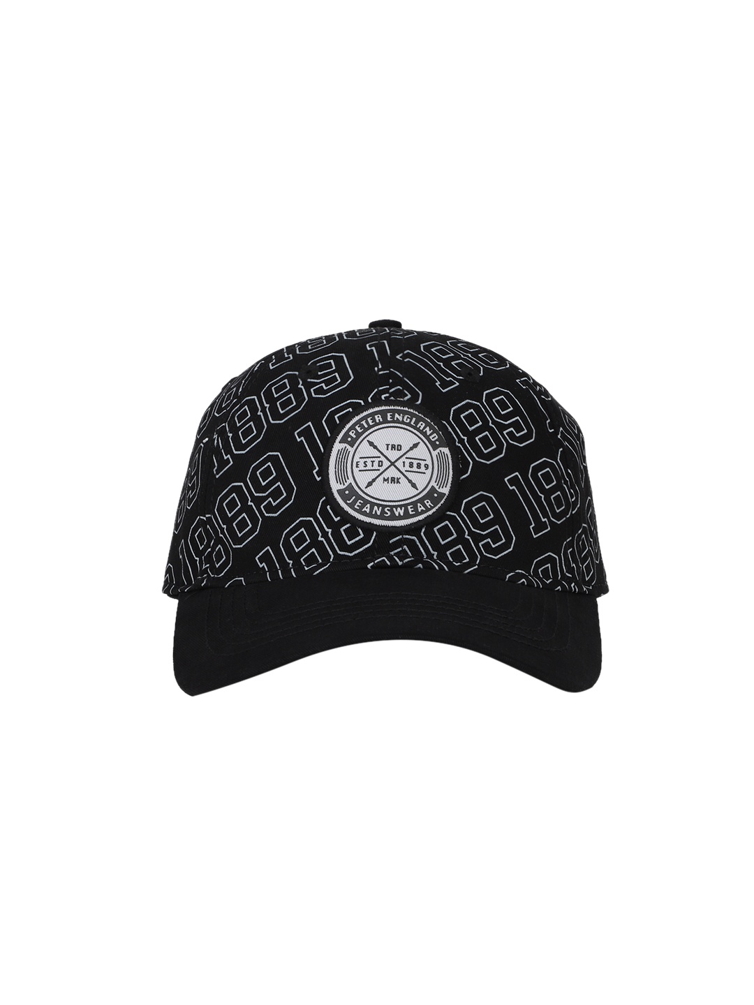 

Peter England Men Black Printed Baseball Cap