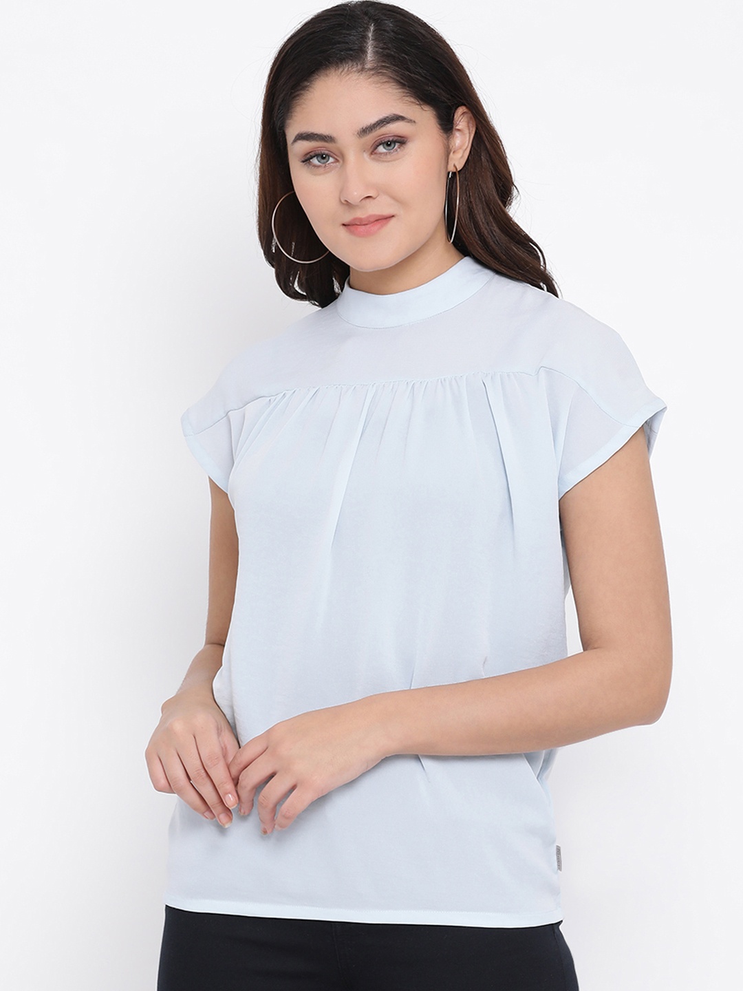 

Crimsoune Club Women Blue Solid Top