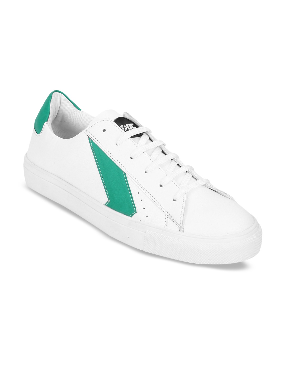 

Doc Martin Men White & Green Melvin Colourblocked Sneakers