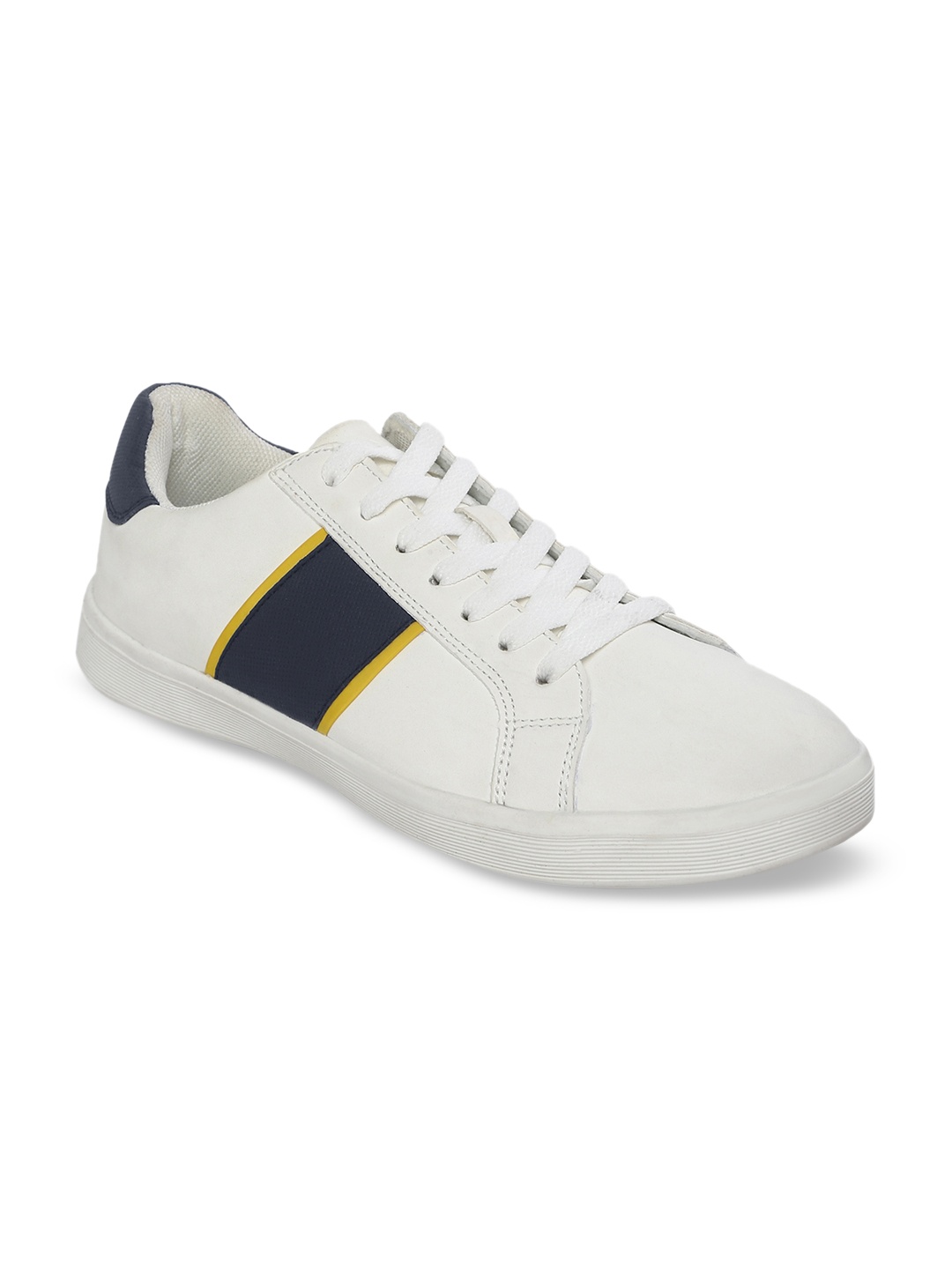 

Bond Street By Red Tape Men White Colourblocked Sneakers