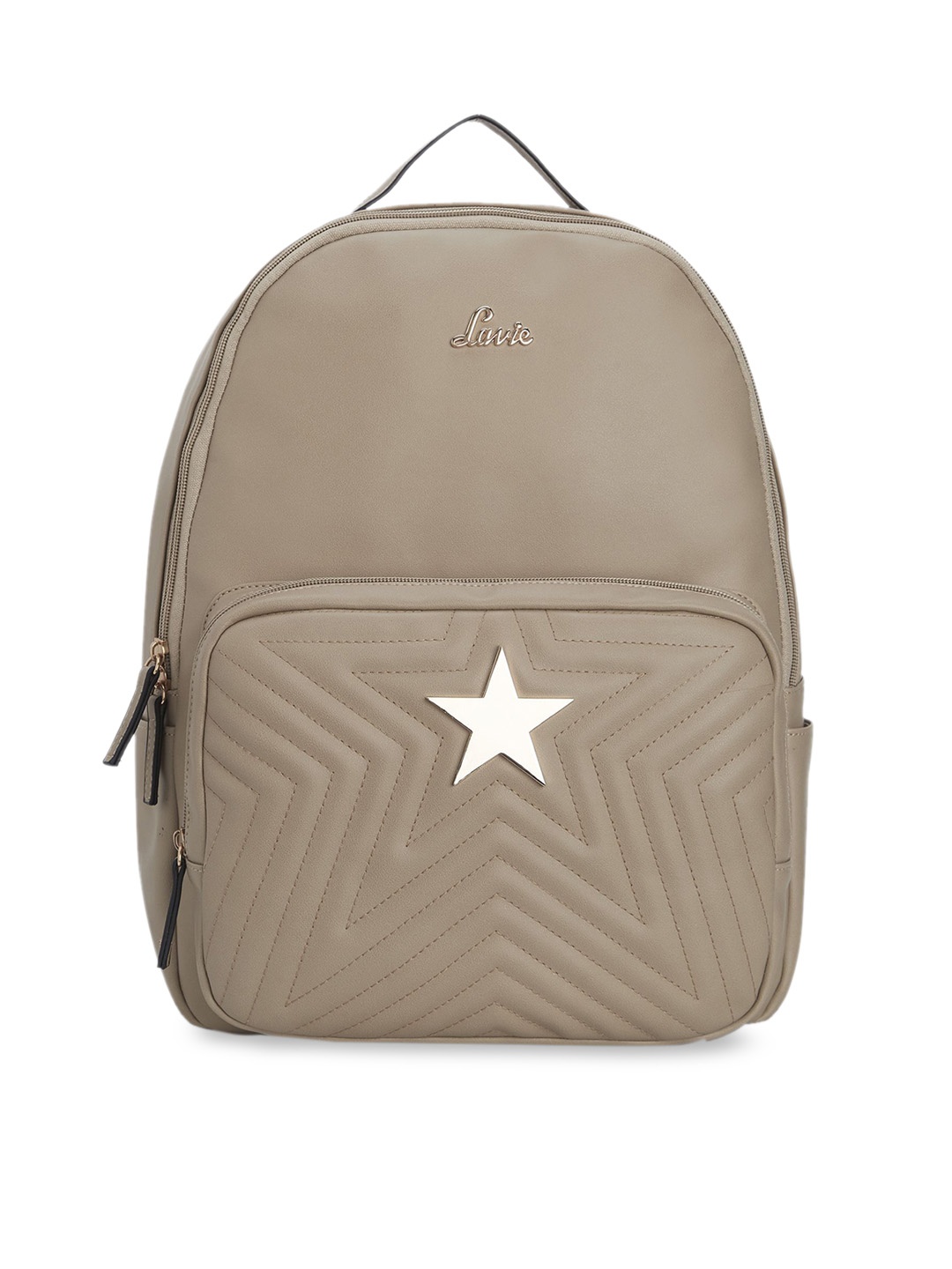 

Lavie Beige Solid Shoulder Bag
