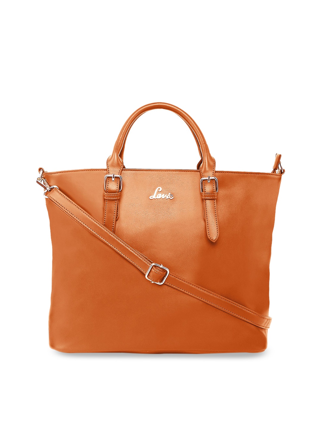 

Lavie Tan Brown Solid Handheld Bag