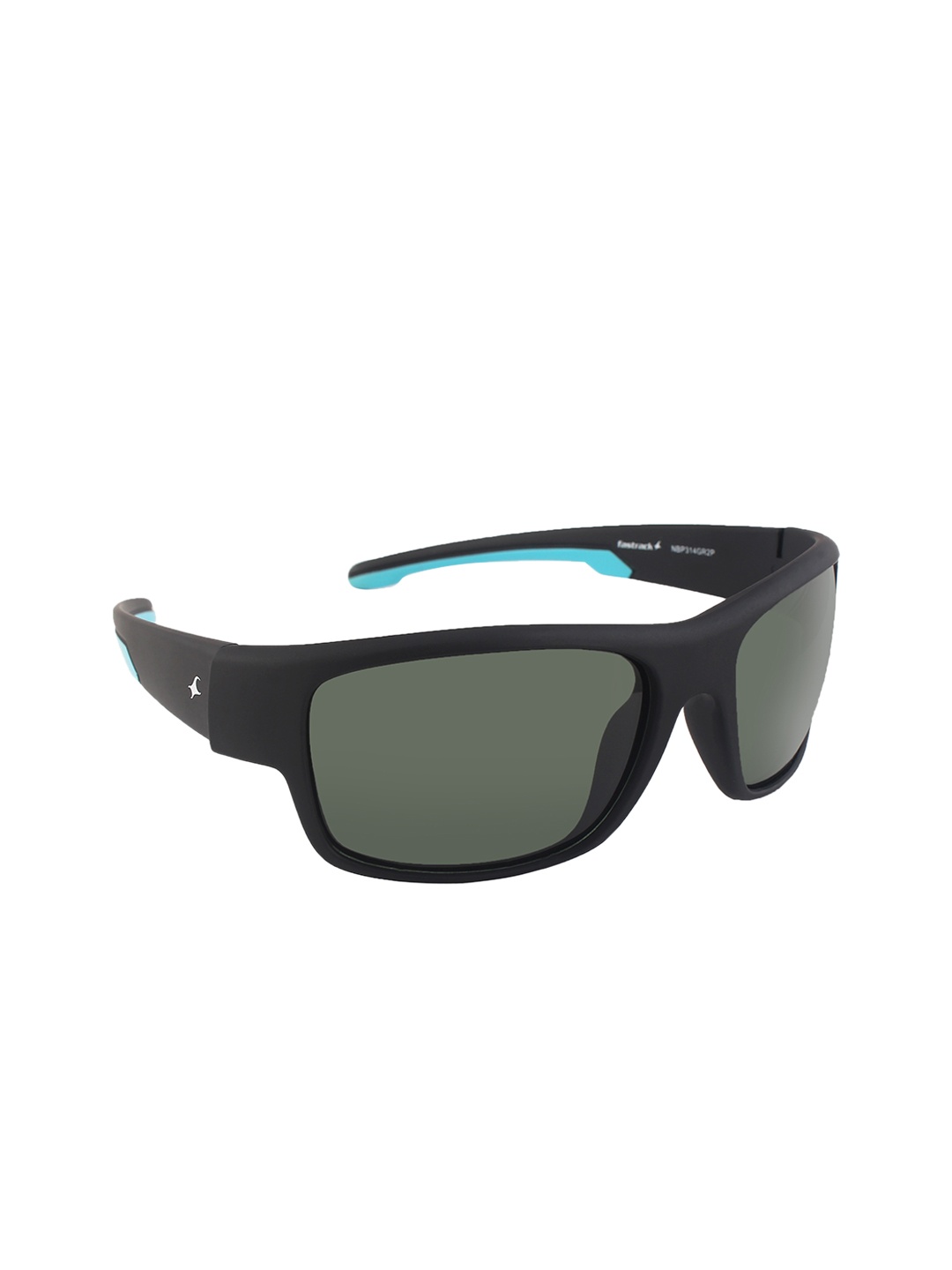 

Fastrack Men Wayfarer Polarised and UV Protected Sunglasses P314GR2P, Green